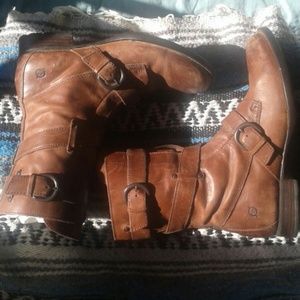 Born Soft Brown Leather Boots